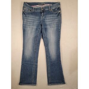 Maurices Bootcut Stretch jeans thick stitching Original Fit Womens 14 Reg